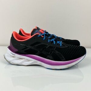 Asics Women’s Size 10.0 Novablast Black Multicolor Athletic Running Shoes